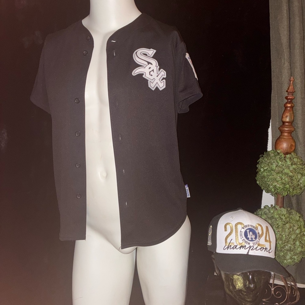 Men's Black Sox Baseball Jersey